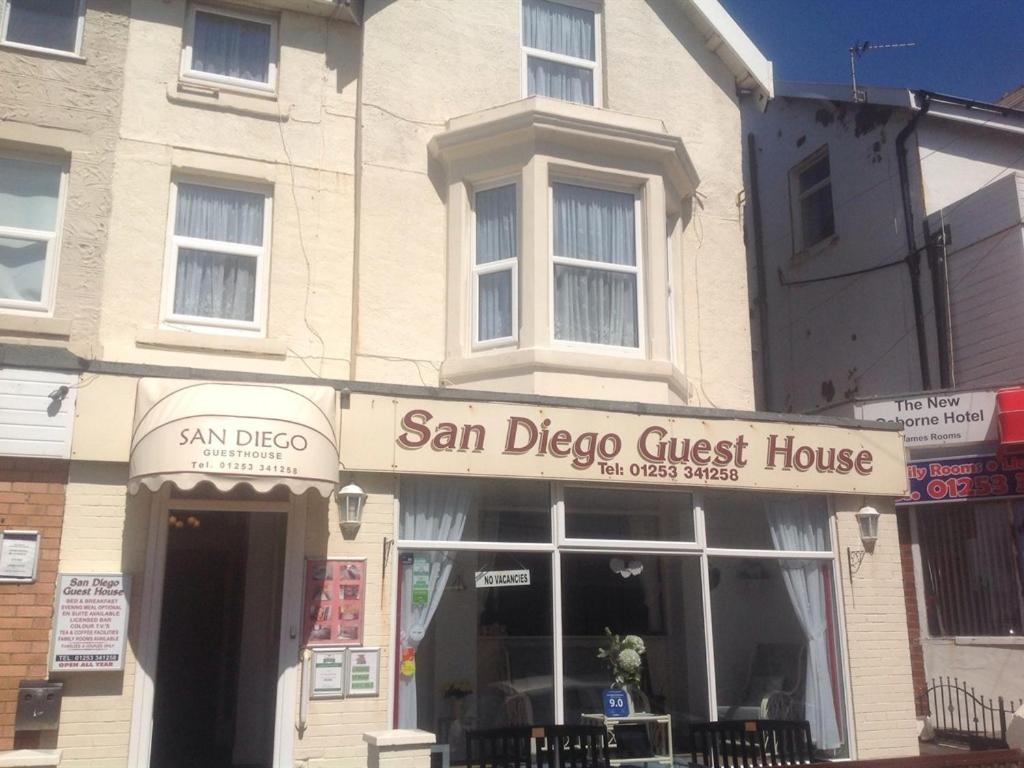 San Diego Guest House - Near Pleasure Beach Blackpool Kültér fotó